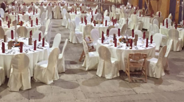 Hochzeitsdekoration La-Decoratione, Herbstliche aber auch elegante Hochzeit im Kloster Andechs